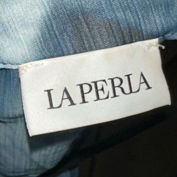 La Perla Watercolor Halter Sheer Maxi Dress - Picture 4 of 9